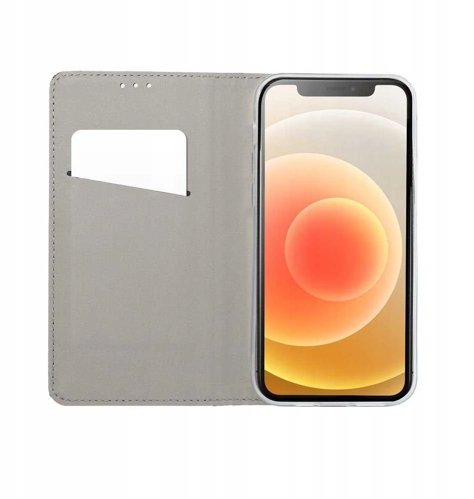 OEM atverčiamas dėklas iPhone 17 / 18 Smart Case Book auksinis