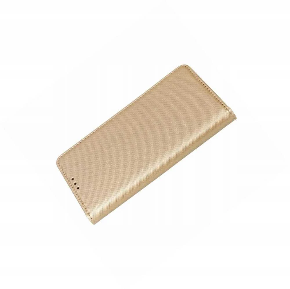 Dėklas Oem SMART CASE Book skirtas Xiaomi Redmi Note 14 PRO 5G / 14 PRO PLUS 5G aukso spalvos
