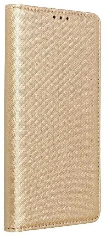 Atverčiamas dėklas, skirtas Realme 15T 5G Smart Case Book auksinis