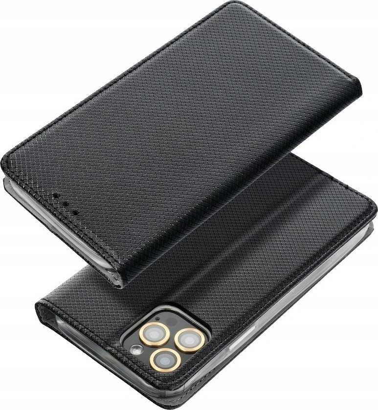 OEM atverčiamas dėklas Motorola E40 Smart Case Book juodas