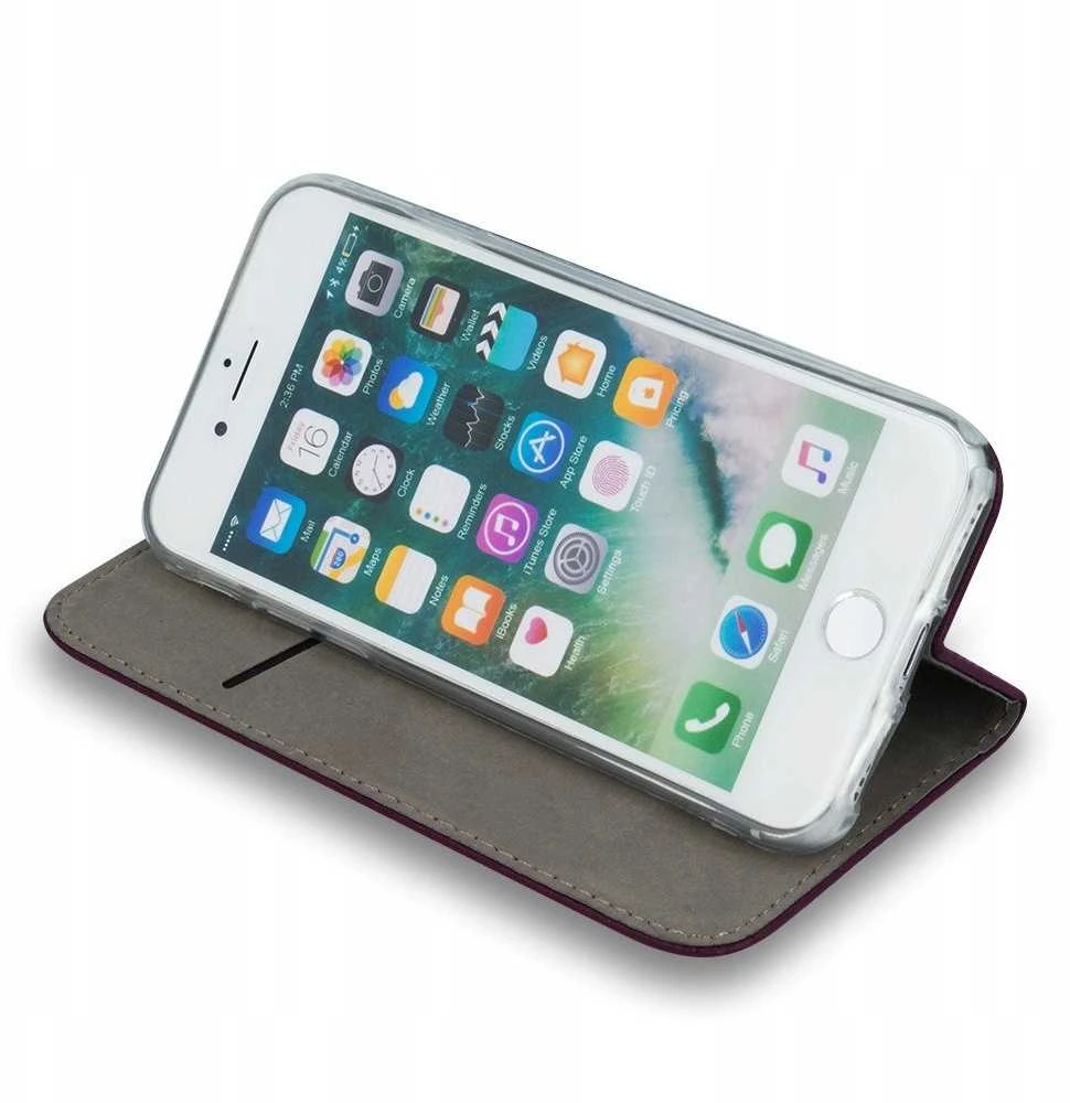 OEM atverčiamas dėklas, skirtas Honor X8c Smart Magneto, bordo spalvos