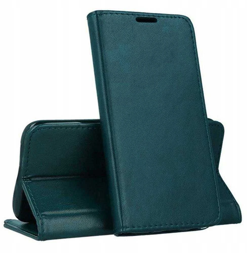OEM atverčiamas dėklas Honor X8c Smart Magneto tamsiai žalias