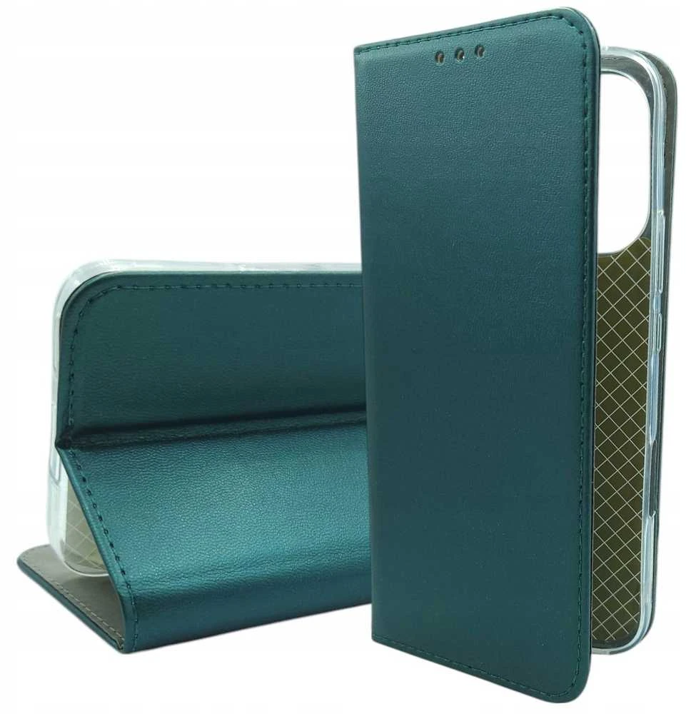 OEM atverčiamas dėklas Honor 400 LITE Smart Magneto tamsiai žalias