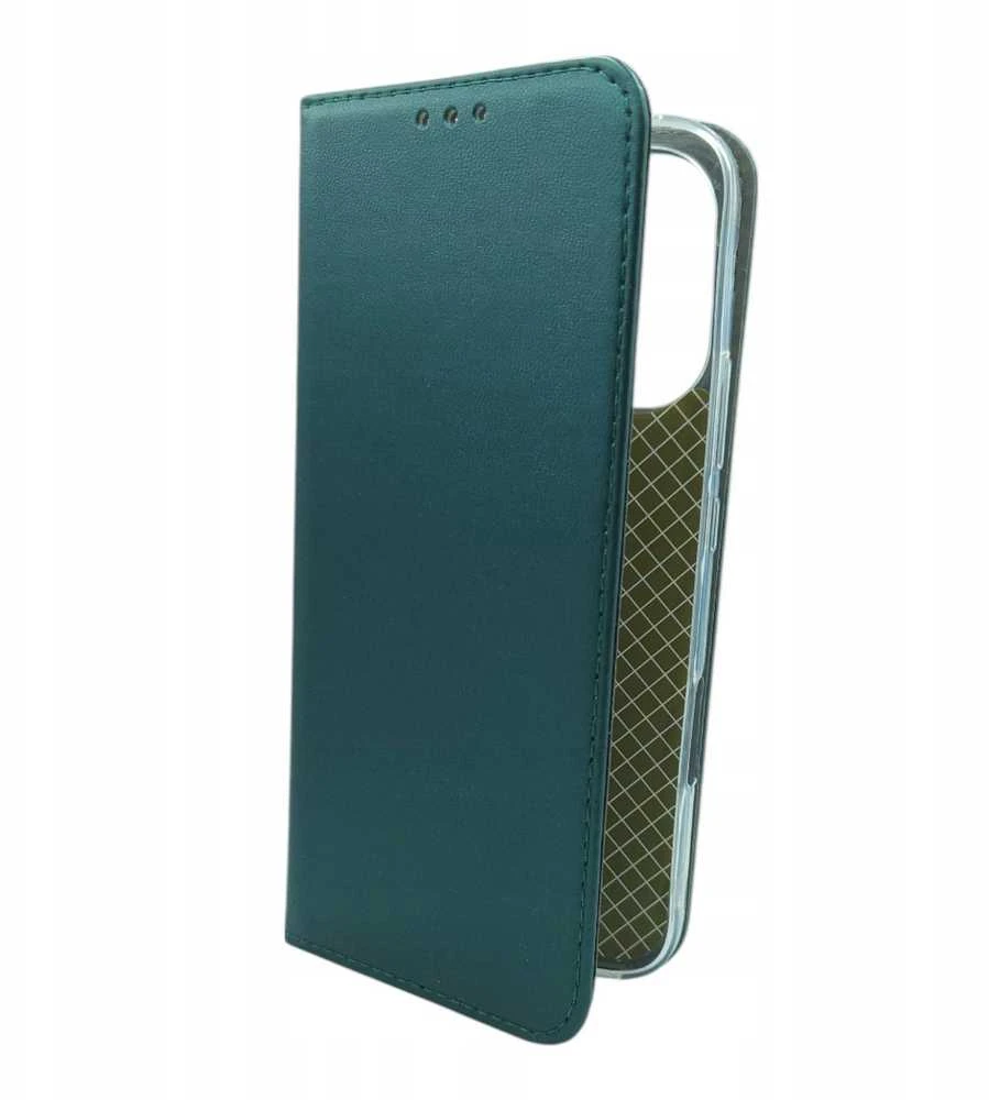 OEM atverčiamas dėklas Honor 400 LITE Smart Magneto tamsiai žalias