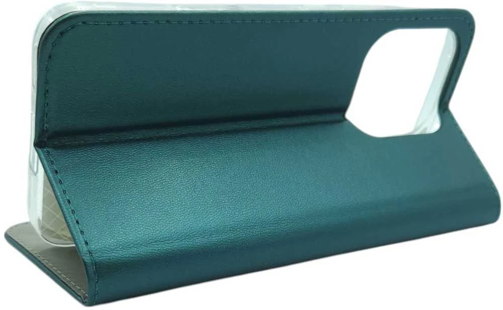 OEM atverčiamas dėklas Honor 400 LITE Smart Magneto tamsiai žalias