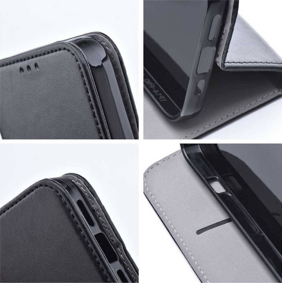 Oem SMART MAGNETO Book dėklas skirtas Samsung Galaxy A54 5G juodos spalvos