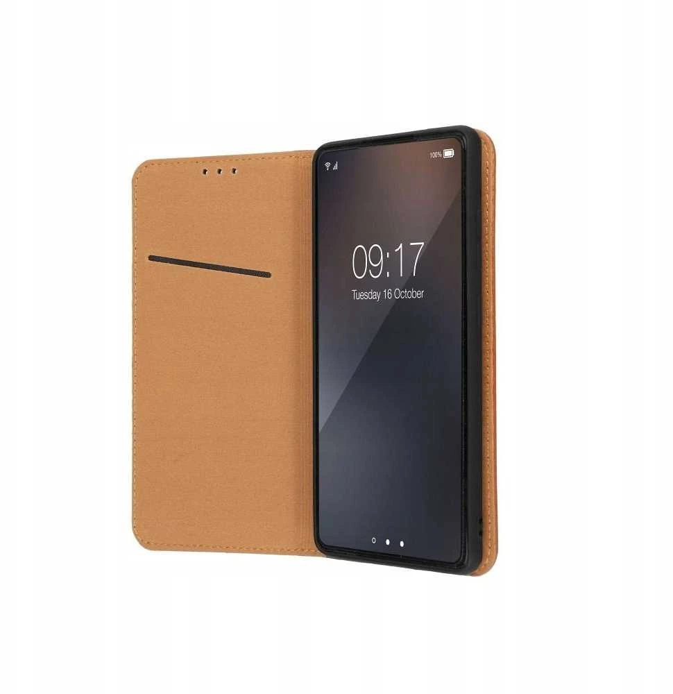 Oem SMART Pro Book leather dėklas skirtas Samsung Galaxy A56 5G rudos spalvos