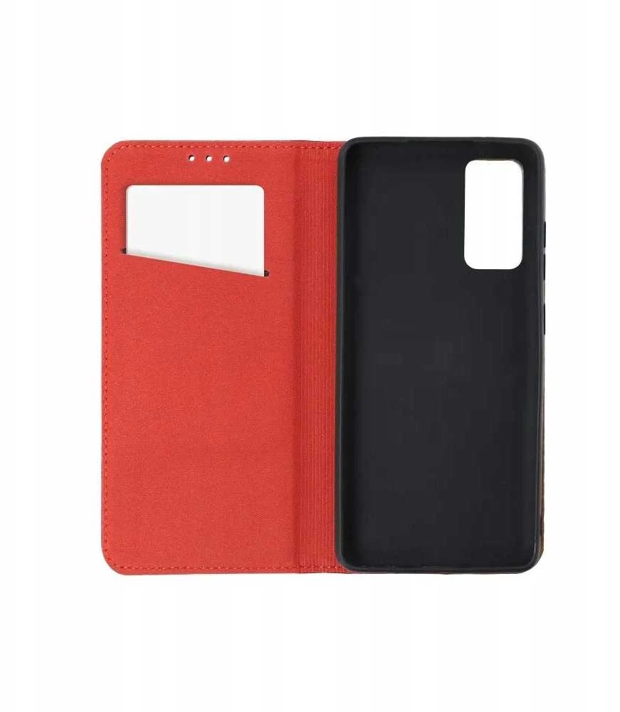 Oem SMART Pro Book leather dėklas skirtas Xiaomi Redmi 14C claret