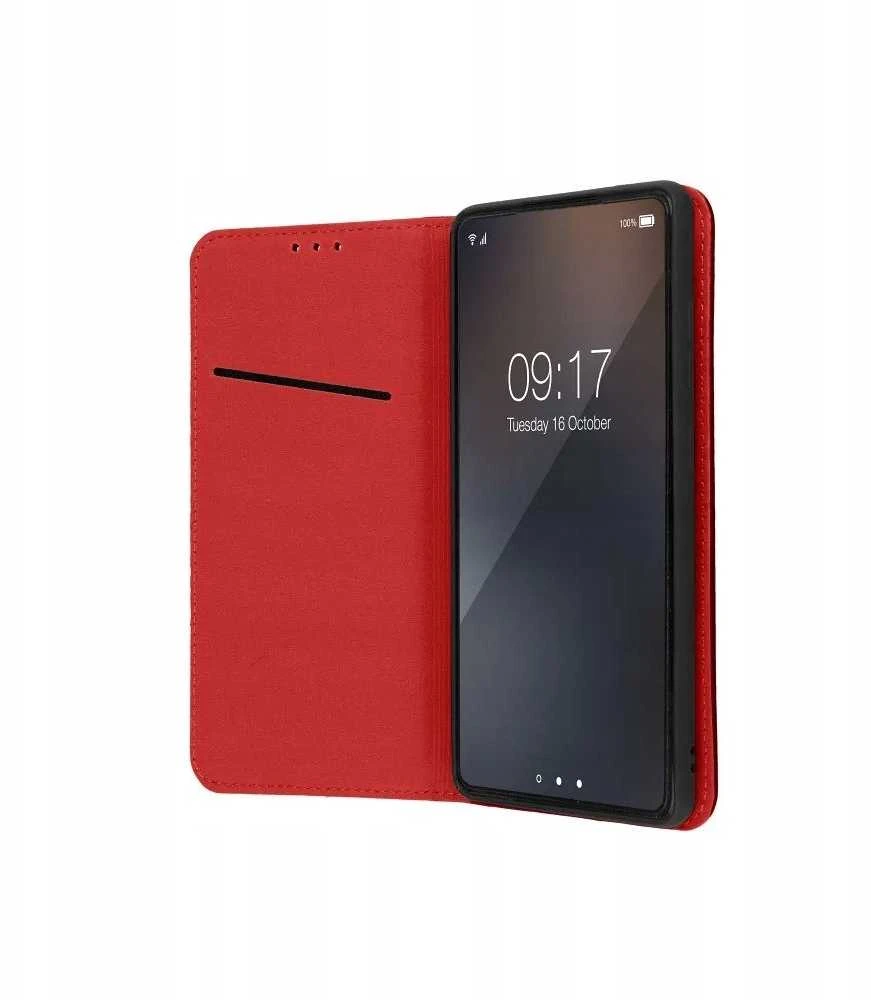Oem SMART Pro Book leather dėklas skirtas Xiaomi Redmi 14C claret