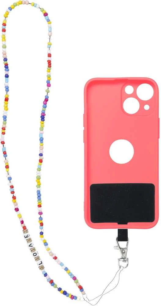 Oem PIXIE telefono dirželis, telefono pakabukas / laido ilgis 68 cm (34 cm kilpoje) / ant kaklo - karoliukai