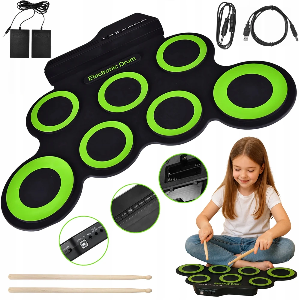 Oem SUPRIMO ROLL UP DRUM PAD susukamas elektroninis būgnų pad