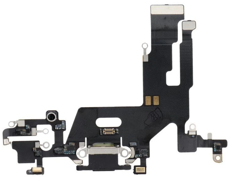 Oem USB įkrovimo laidas, skirtas IPHONE 11 juodas (išimamas) (Atnaujinta)