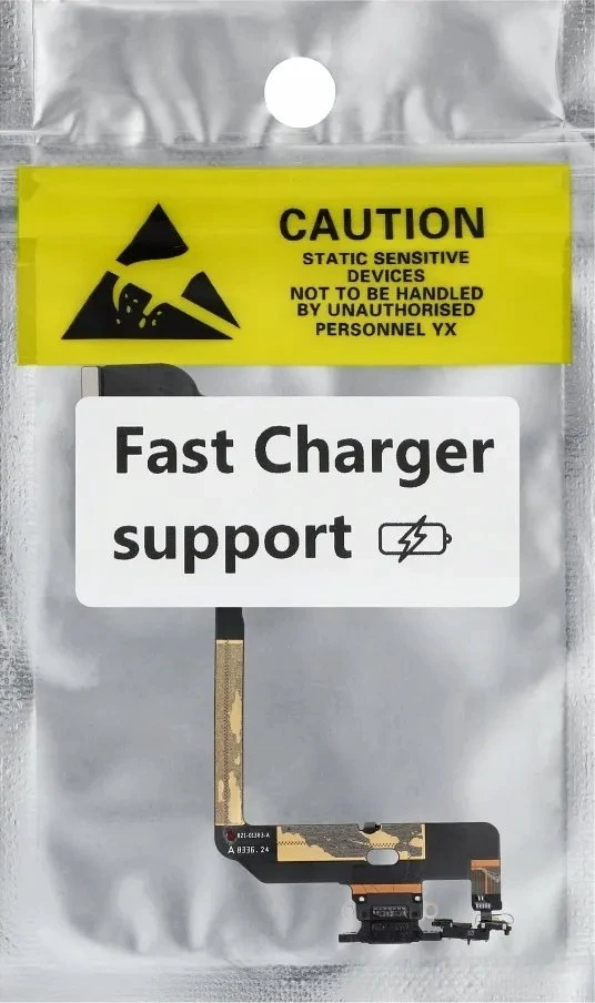 Oem USB įkrovimo laidas, skirtas IPHONE XS juodas (nuimamas)