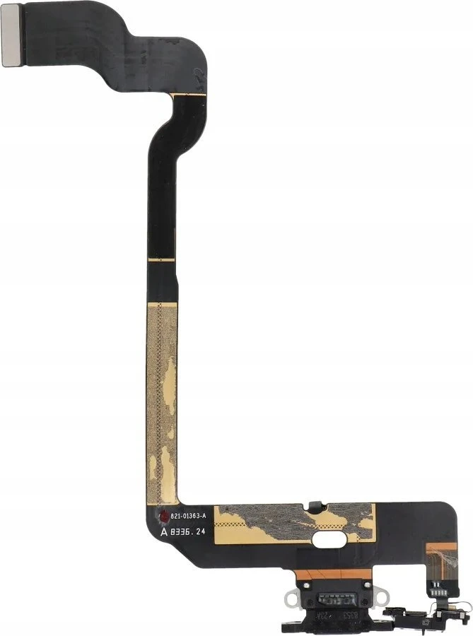 Oem USB įkrovimo laidas, skirtas IPHONE XS juodas (nuimamas)