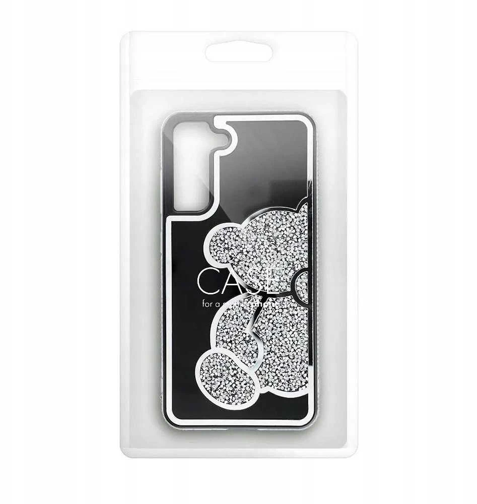 Oem TEDDY BEAR Dėklas skirtas Samsung Galaxy A16 5G sidabro spalvos