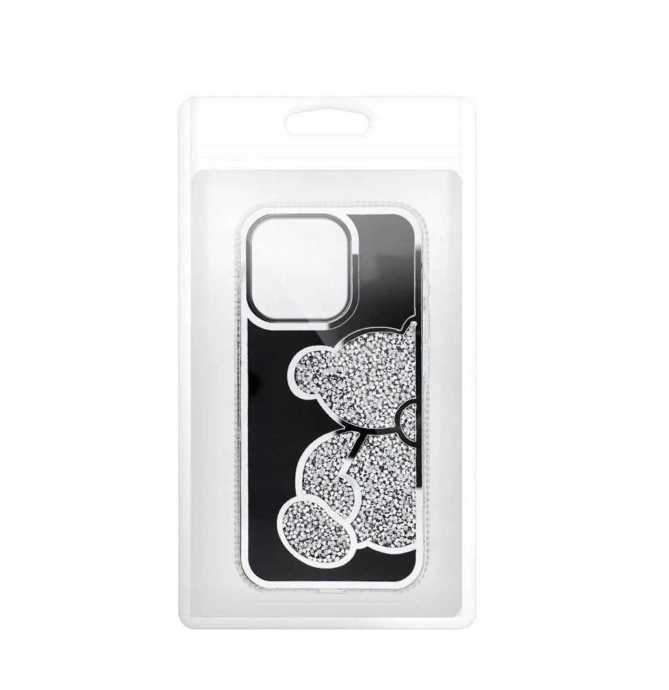 Oem TEDDY BEAR dėklas skirtas Samsung Galaxy S25 Ultra sidabro spalvos