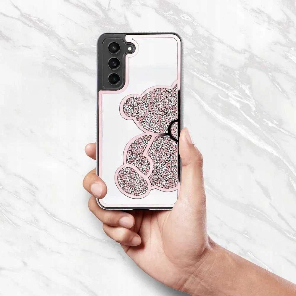Oem TEDDY BEAR Dėklas skirtas Samsung Galaxy A16 5G aukso spalvos