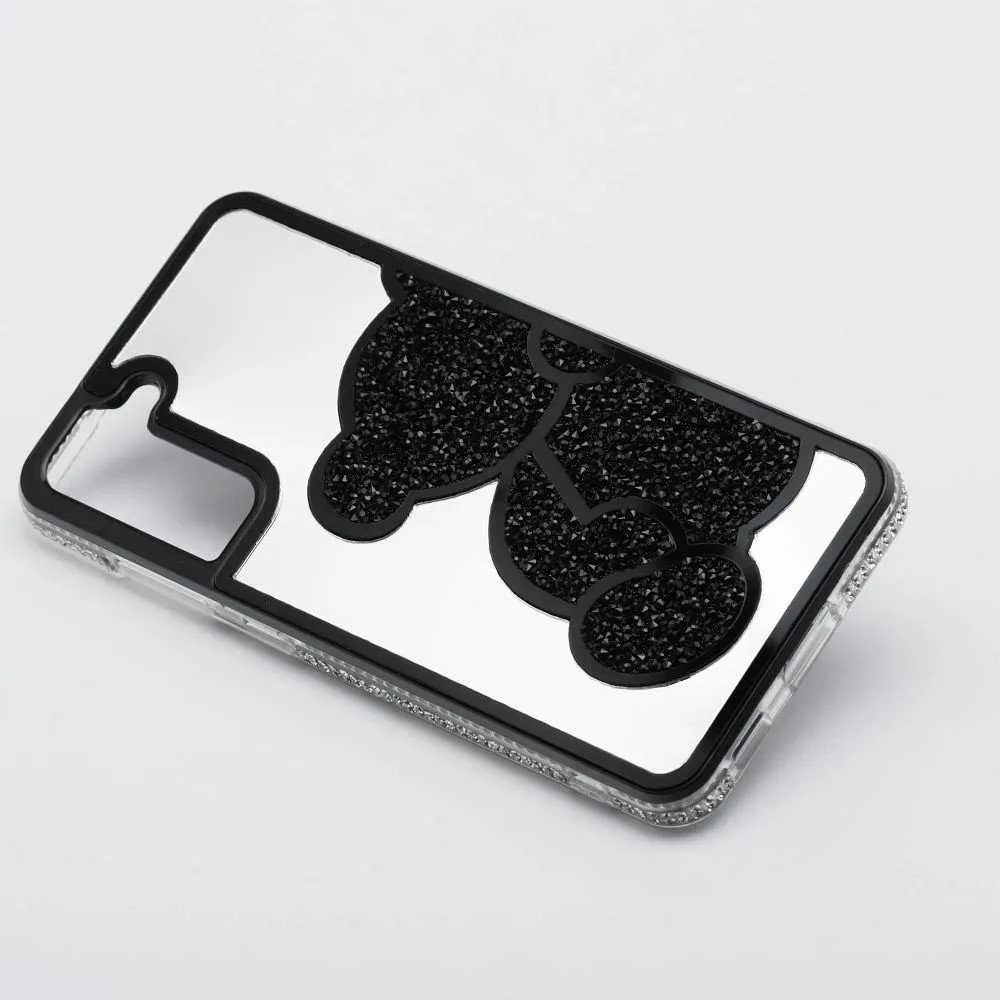 Oem TEDDY BEAR Dėklas skirtas Samsung Galaxy A26 5G juodos spalvos