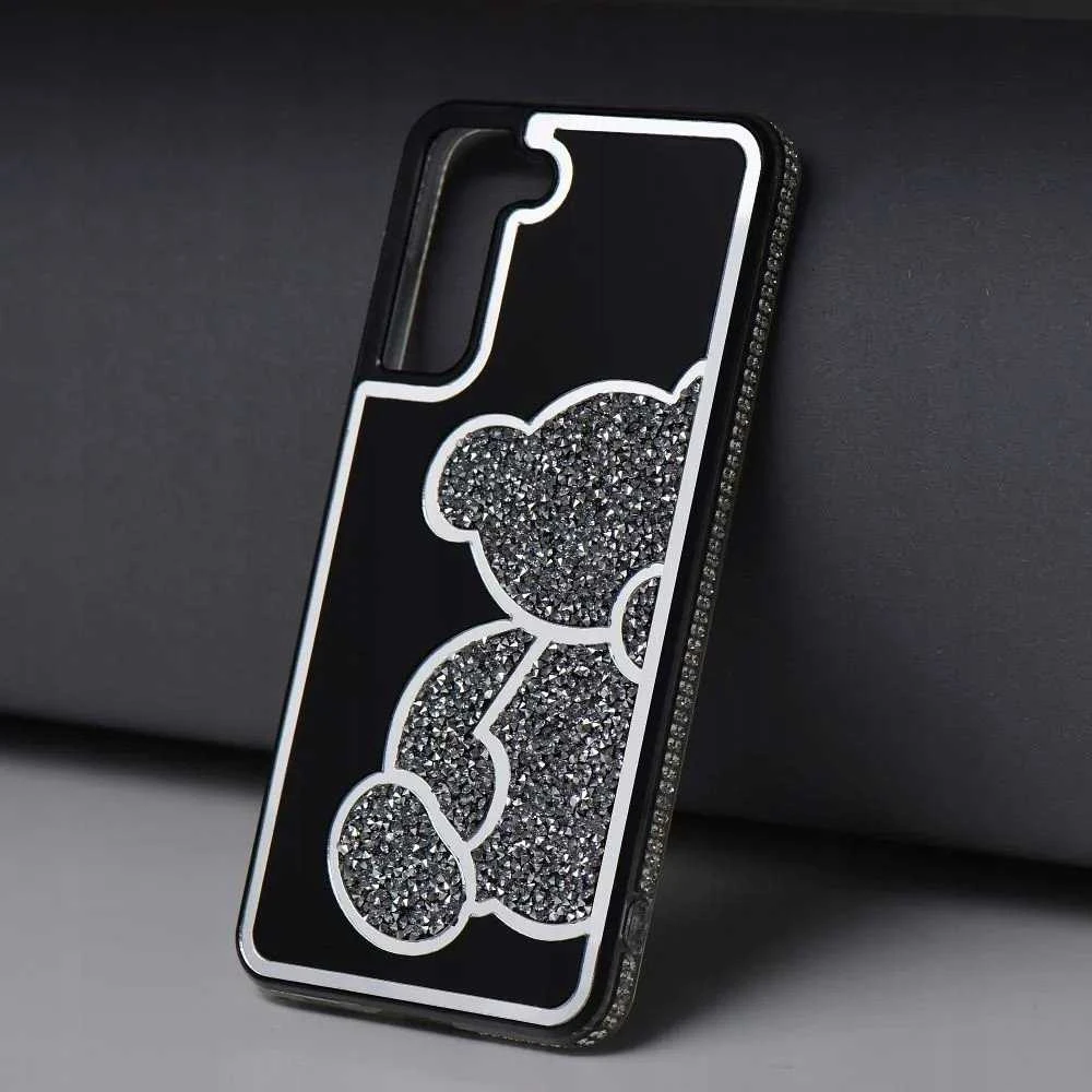 Oem TEDDY BEAR Dėklas skirtas Samsung Galaxy A36 5G sidabro spalvos