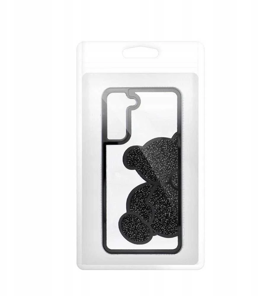Oem TEDDY BEAR Dėklas skirtas Samsung Galaxy A56 5G juodos spalvos