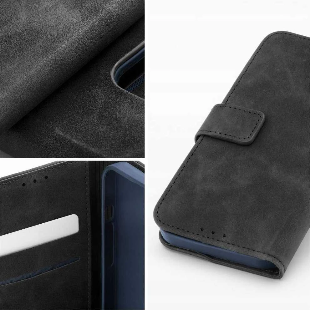 Oem TENDER Book Dėklas skirtas Samsung Galaxy S23 Ultra juodos spalvos