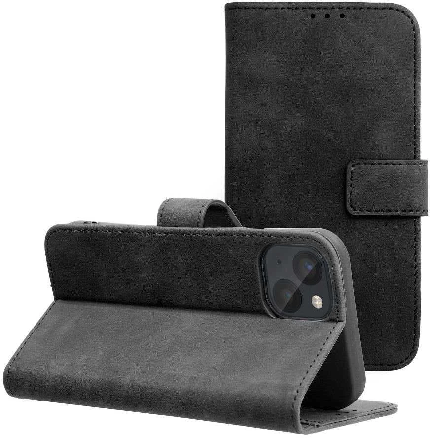 OEM atverčiamas dėklas iPhone 17 PRO MAX / 18 PRO MAX Tender Book juodas