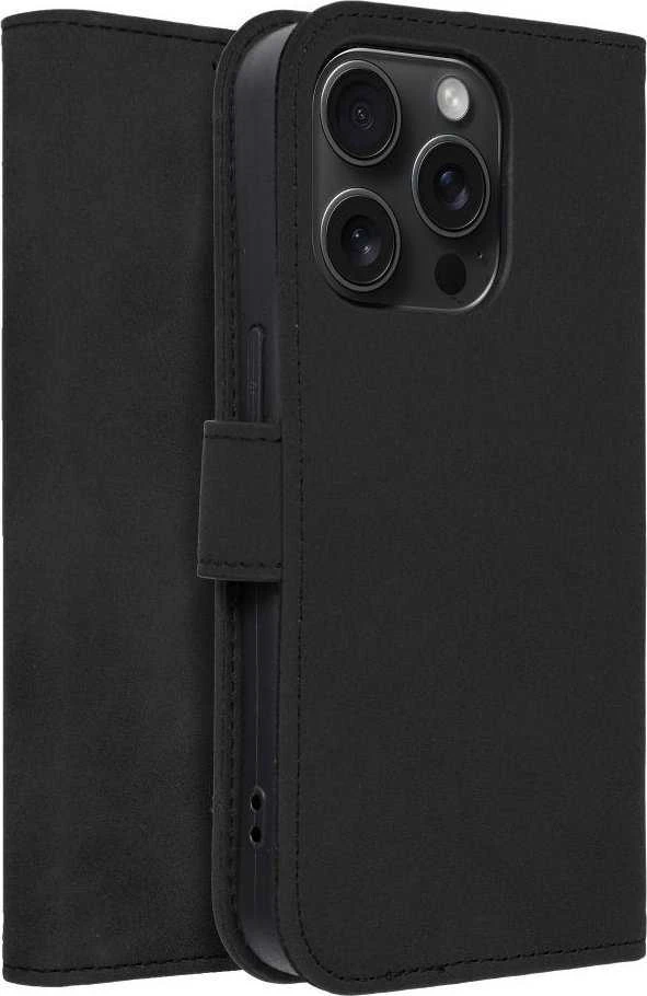 OEM atverčiamas dėklas iPhone 15 PRO Tender Book juodas