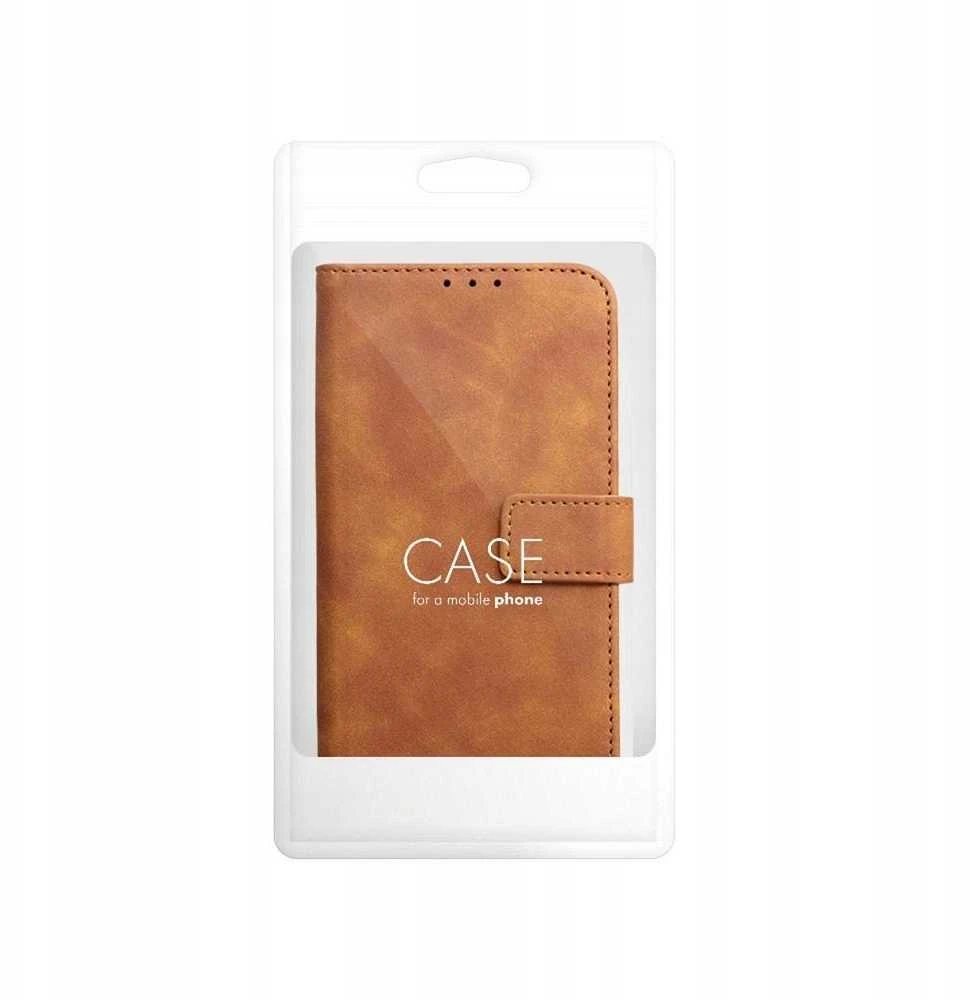 Oem TENDER Book Dėklas skirtas Samsung Galaxy S25 rudos spalvos