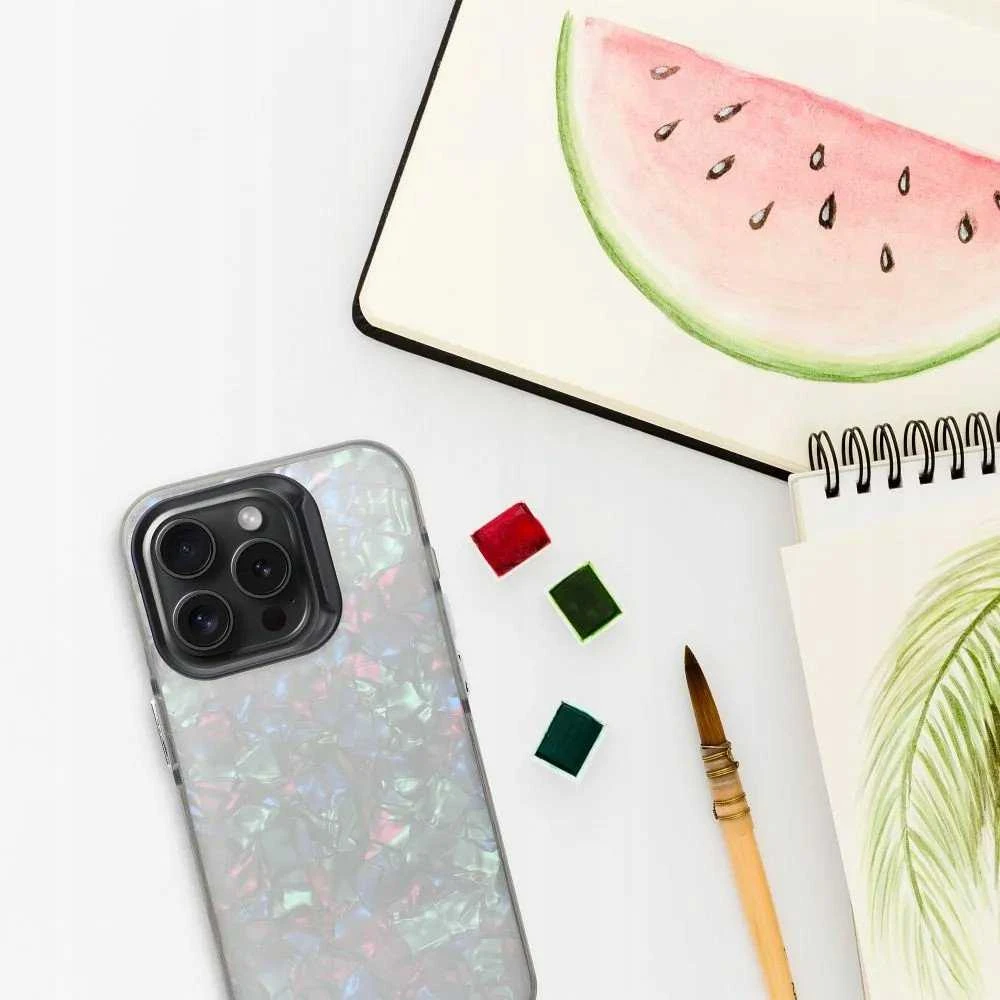 Dėklas Oem Case for iPhone 16e (SE 4 2025) Tutti Frutti juodas