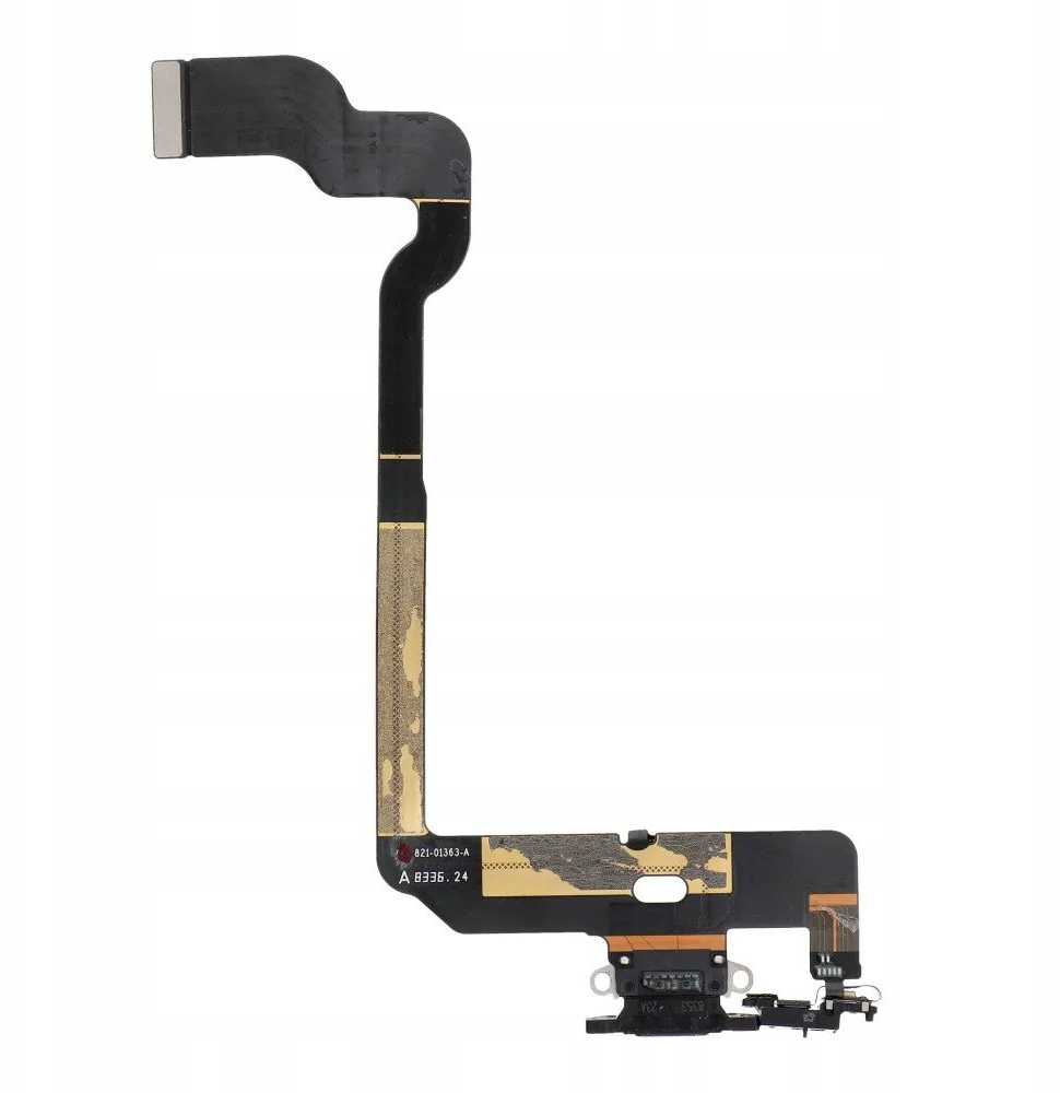 Oem USB įkrovimo laidas, skirtas IPHONE XR juodas (nuimamas)
