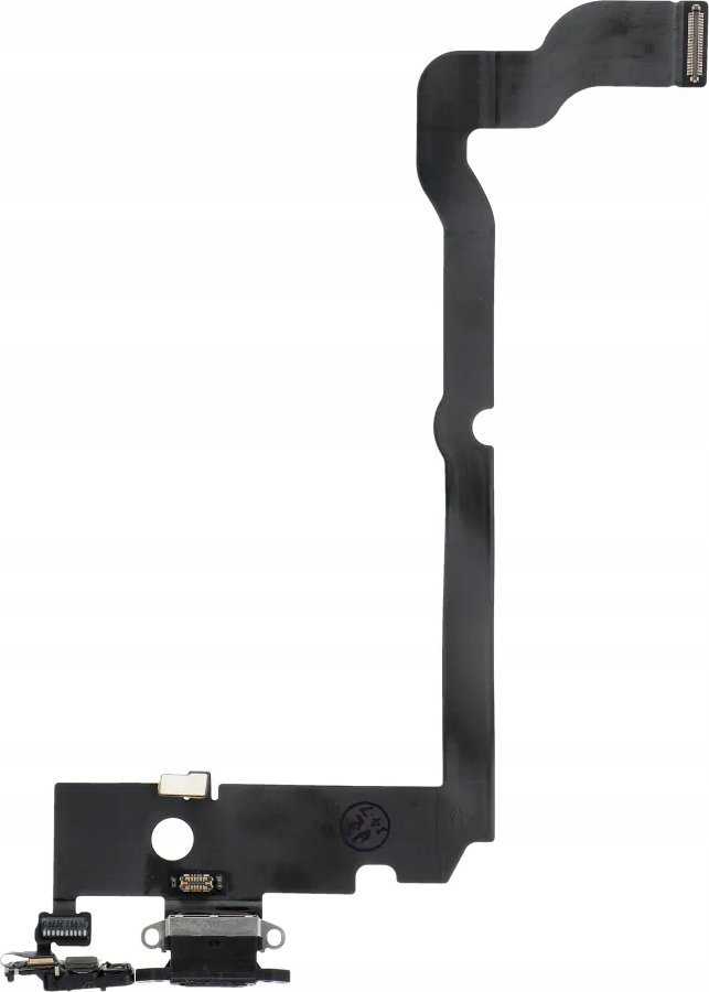 Oem USB įkrovimo laidas, skirtas IPHONE XS MAX juodas (išimamas)