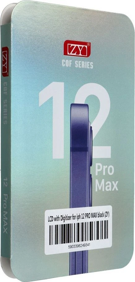 iPhone 12 Pro Max LCD ekranas su skaitmeniniu keitikliu, juodas (ZY-LTPS) perkeliamas IC