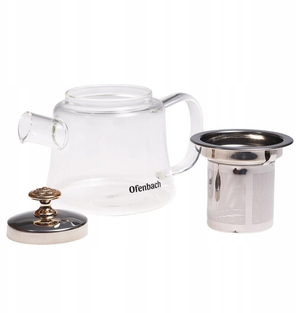 Ofenbach Riposo Stiklinis arbatinukas su filtru 0.48 L, R-100617S