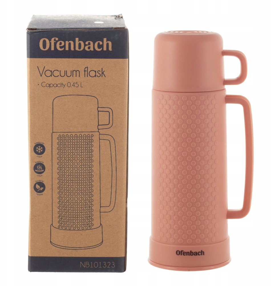 Ofenbach Termosas 101323 0.45 L SZKLANY Mėlynas