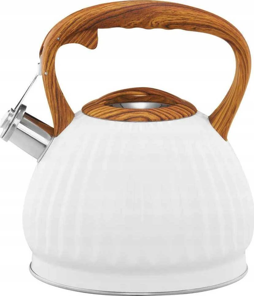 Virdulys 2,5 l CURLY baltos/medžio spalvos Ambition 42783
