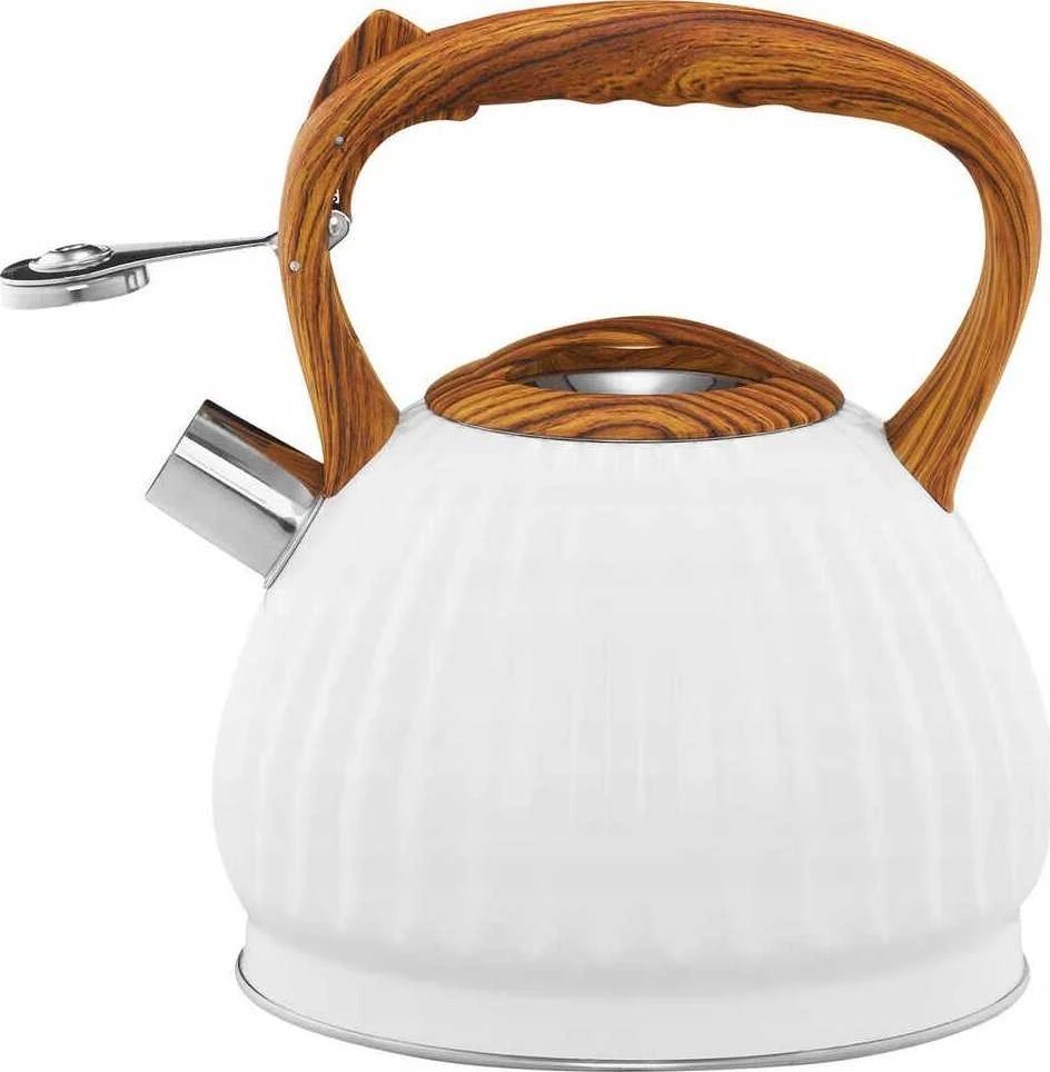 Virdulys 2,5 l CURLY baltos/medžio spalvos Ambition 42783