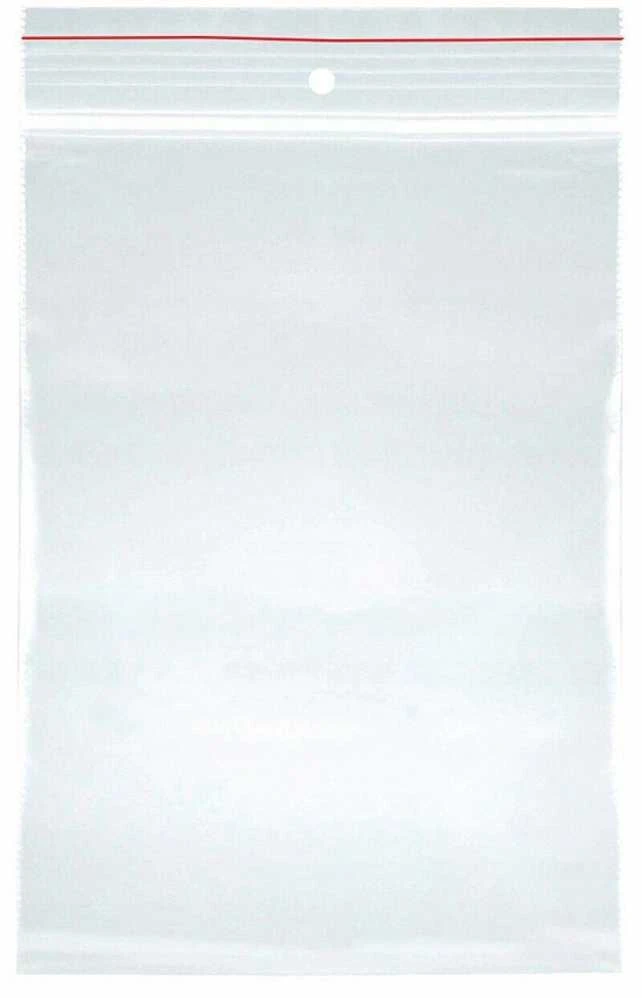 Office Products Biuro gaminiai BIRO PRODUKTAI užtrauktuku užrakinamas maišelis, LDPE, 200x400mm, 100vnt, skaidrus