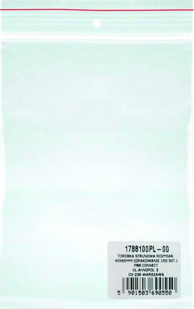 Office Products Biuro prekės BIRO PRODUKTAI styginių maišelis, LDPE, 450x500mm, 100 vnt., skaidrus