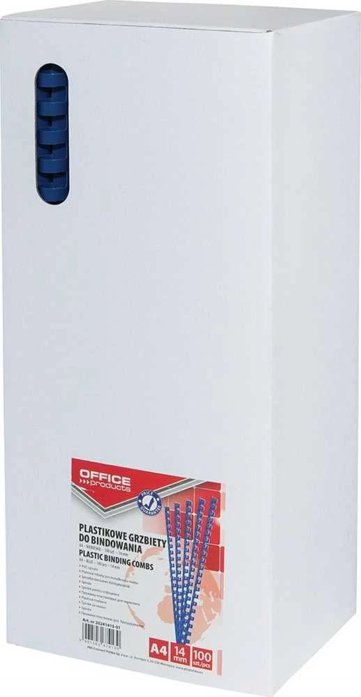 Office Products plastikinės įrišimo spiralės 14mm, 100 vnt