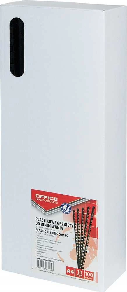 Office Products plastikiniai įrišimo žiedai-spiralės, 10 mm