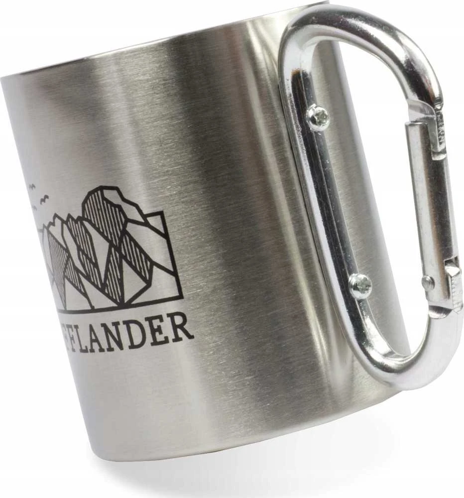 Offlander kempingo puodelis su plieniniu karabinu OFF_CACC_03