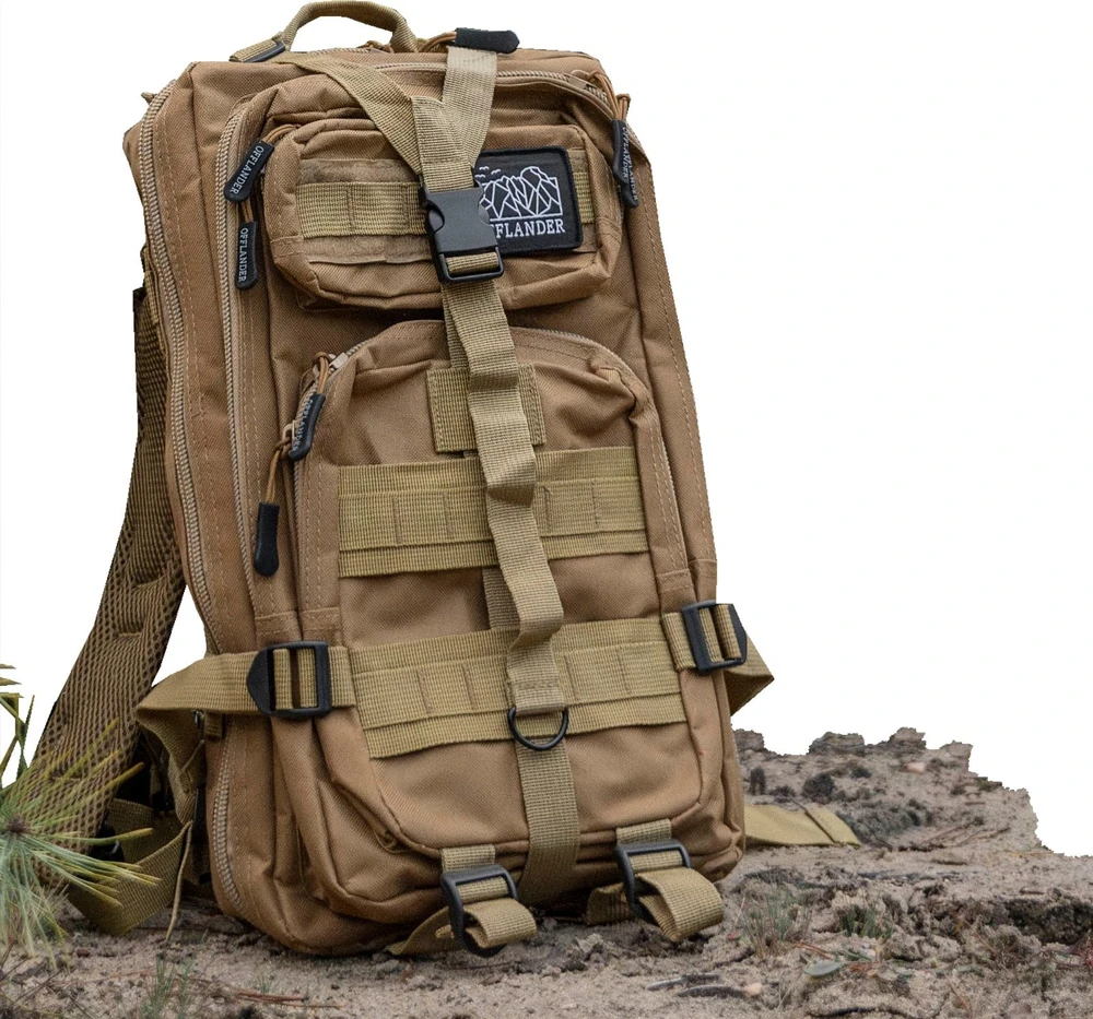 Žygio kuprinė „Offlander Survival“, 25 l, OFF_CACC_32KH