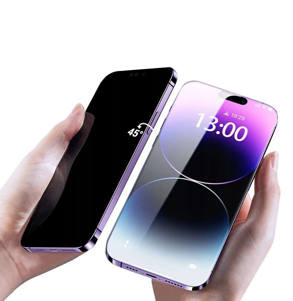 6D grūdintas stiklas Xiaomi Redmi 15C 4G / 15C 5G OG Premium privatumo stiklas juodas