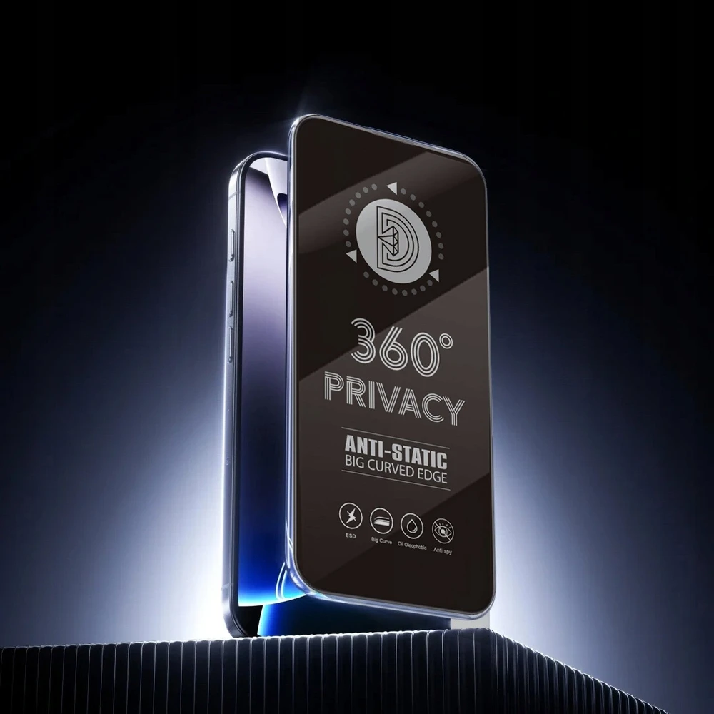 TFO Privatumą užtikrinantis 360° grūdintas stiklas Samsung Galaxy S24 Ultra, suderinamas su pirštų atspaudų skaitytuvu