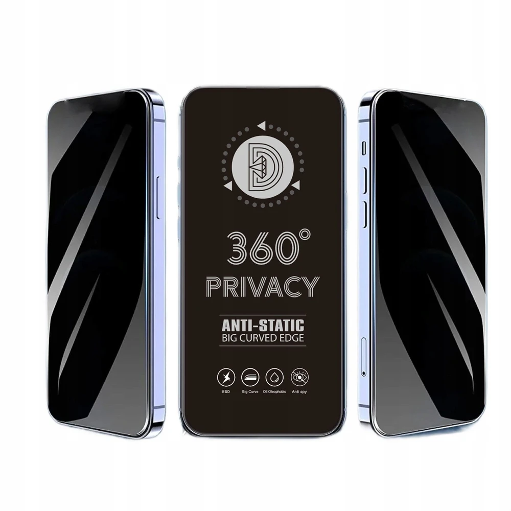 TFO Privatumą užtikrinantis 360° grūdintas stiklas Samsung Galaxy S25 Ultra, suderinamas su pirštų atspaudų skaitytuvu