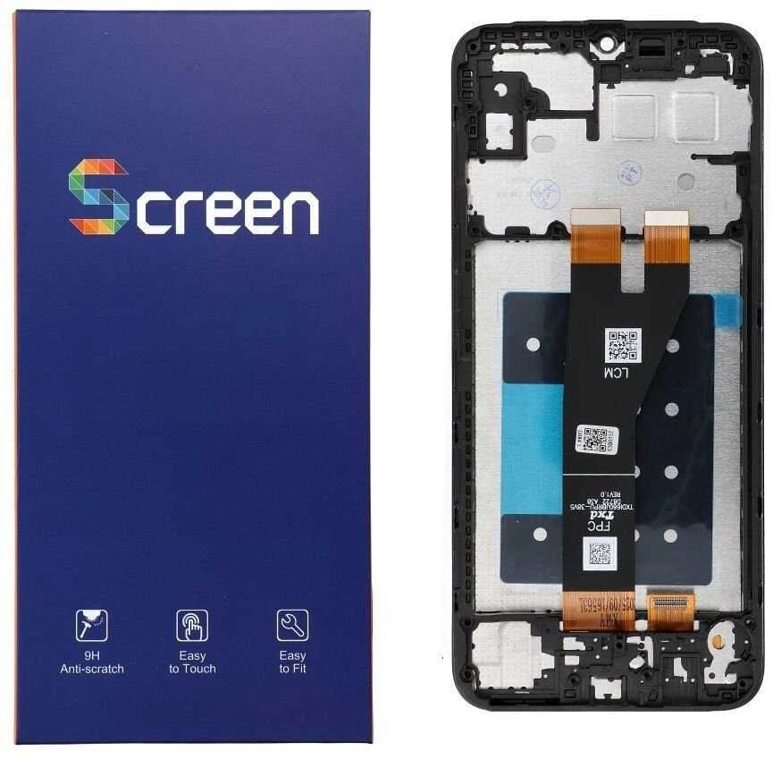 OG LCD ekranas, skirtas SAMSUNG A14 5G A146 P/U OEM su rėmeliu