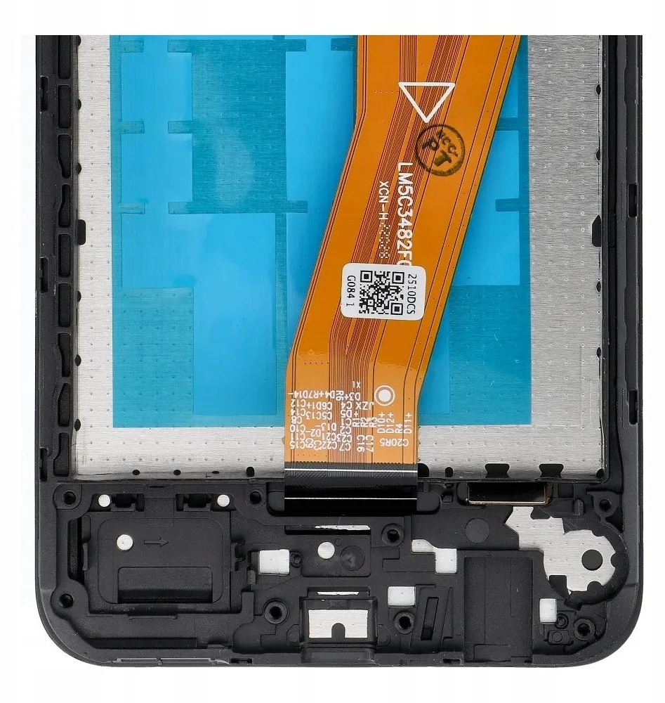 OG Originalus LCD ekranas, skirtas SAMSUNG A04E A042 F/M OEM su rėmeliu