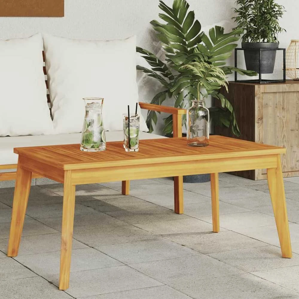 Sodo valgomojo stalas, 100x55x45cm, akacijos medienos masyvas
