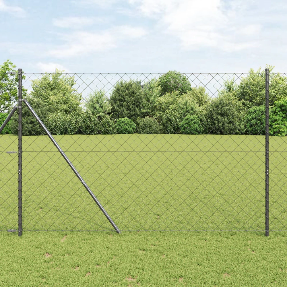 Grandinės tvoros tvirtinimas 10 x 1,5 m PVC dengtas plienas