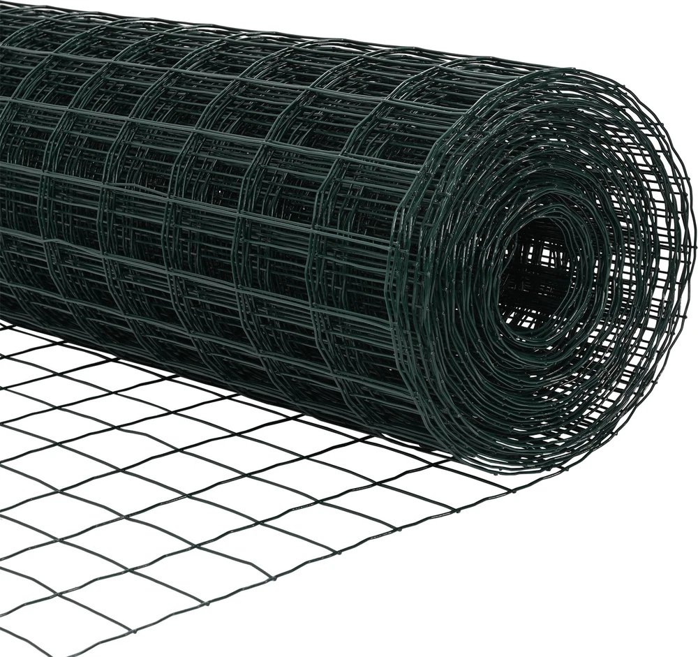 Euro tvoros žemės tvirtinimas 25 x 0,4 m PVC dengtas plienas